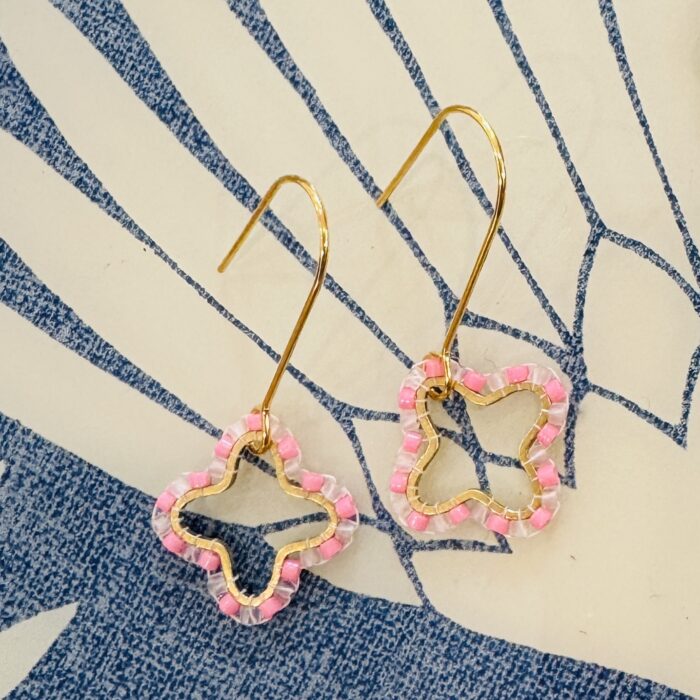 Lucky dangles - pale pink