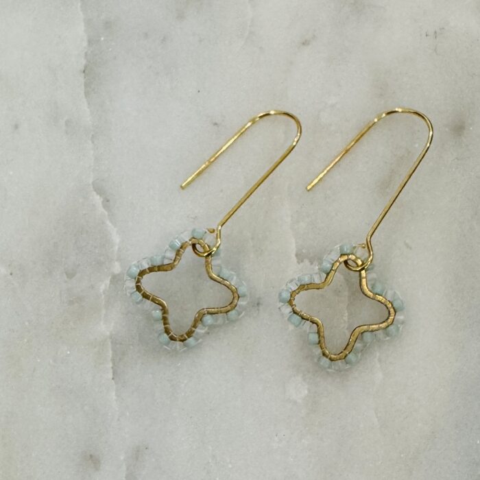 Lucky dangles - pale turquoise