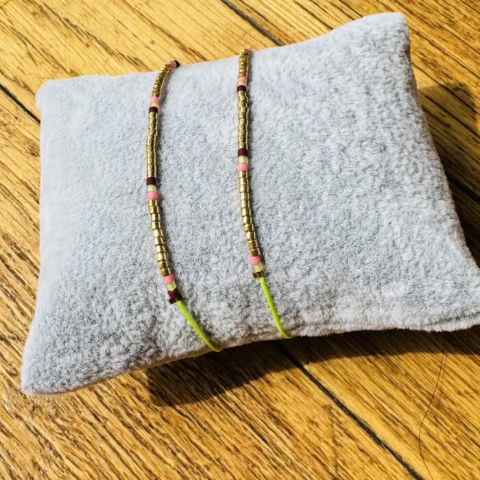 corded bead bracelet