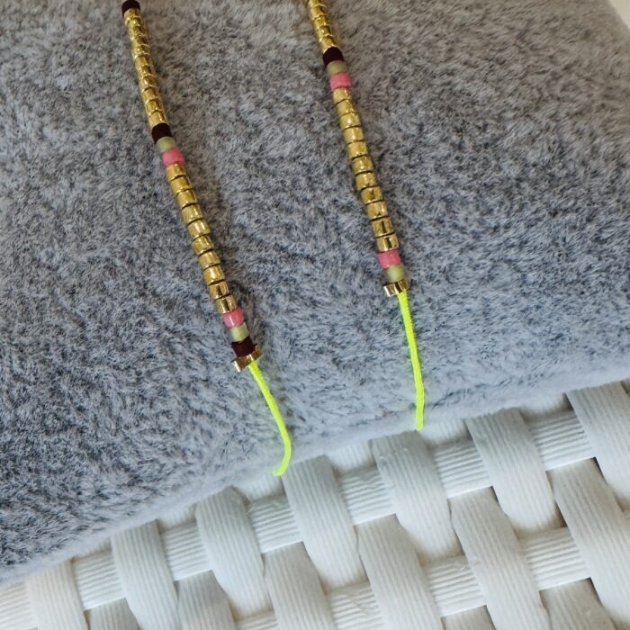 corded bead bracelet