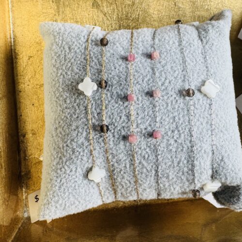 floating gemstone bracelets